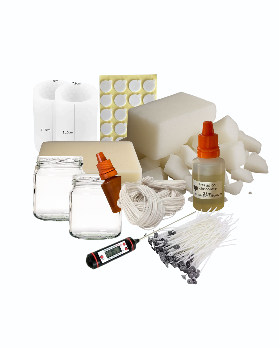 Kit emprendedor para hacer velas artesanales